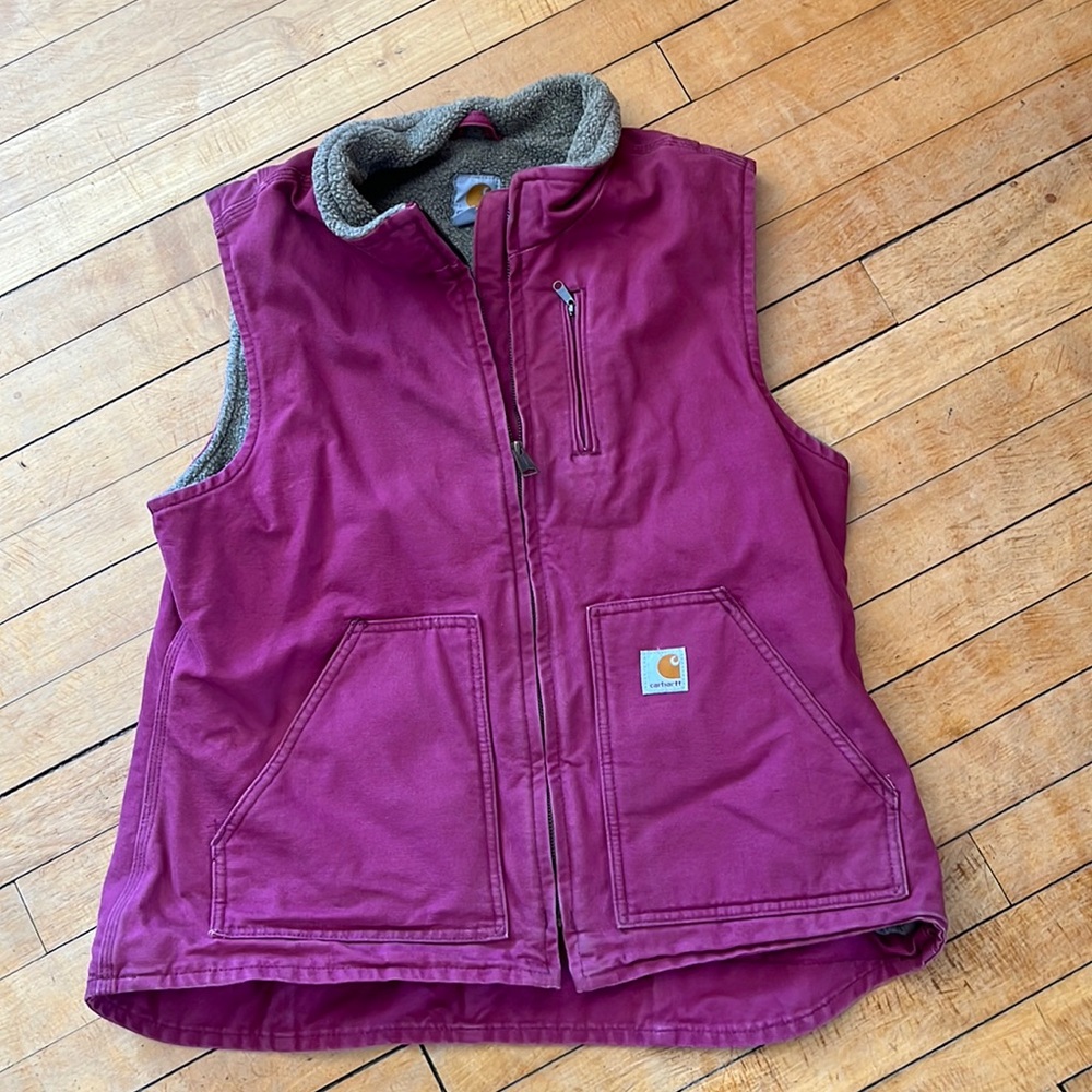 Women’s Pink Carhartt Vest Large
